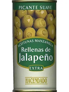 

HOT JALAPENO STUFFED OLIVES 350 G