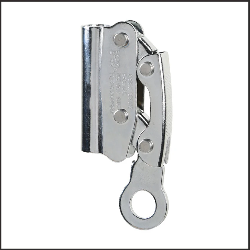 

Rope Grab Self-Locking Alloy Steel Rope Grab Fall Protection Riser Fits 8-16mm Rope for Outdoor Climbing Mountaineering
