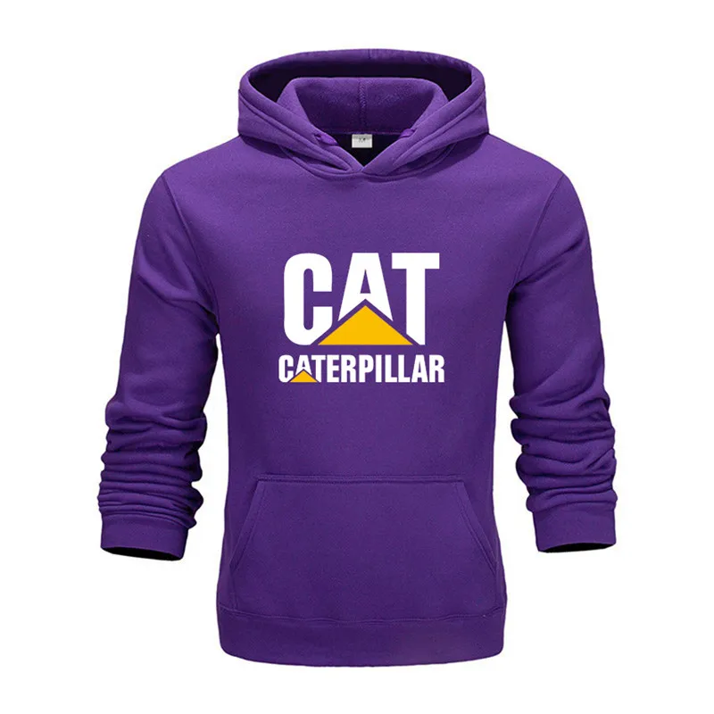 

Caterpillar Autumn And Winter Brand Sweatshirts Men High Quality Brand Letter Printing Fashion Mens Hoodies Thickened Men's Hood