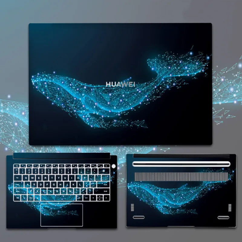 

Laptop Skins for HUAWEI MagicBook Pro HBL-W19 16.1" 2019 Release Lovely Dophin PVC Vinyl Decal Sticker Fits MagicBook Pro 2020