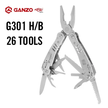 

Ganzo FIREBIRD Multi-Tool G301 H/B Multi Pliers Tool Kit Nylon Pouch Stainless Steel Folding Knife Pliers