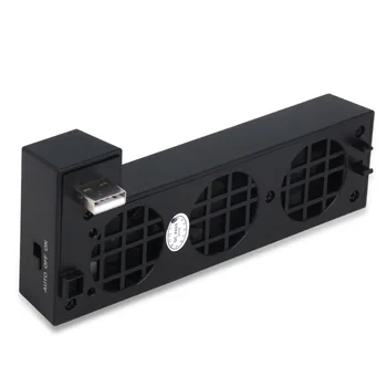 

3 Hole Electric Tool Cooling Fan Desktop Compact USB Back Game Machine Silent External Turbo Home Practical ABS For XBOXONE X