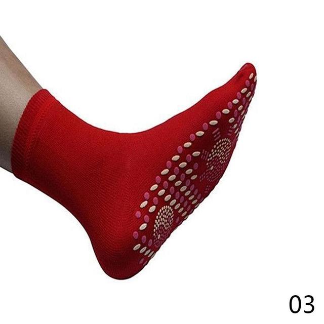 Color Heating Massage Tube Socks Women Magnetic Therapy Self-heating Tube Socks Men Female Massage Health Care Health Socks