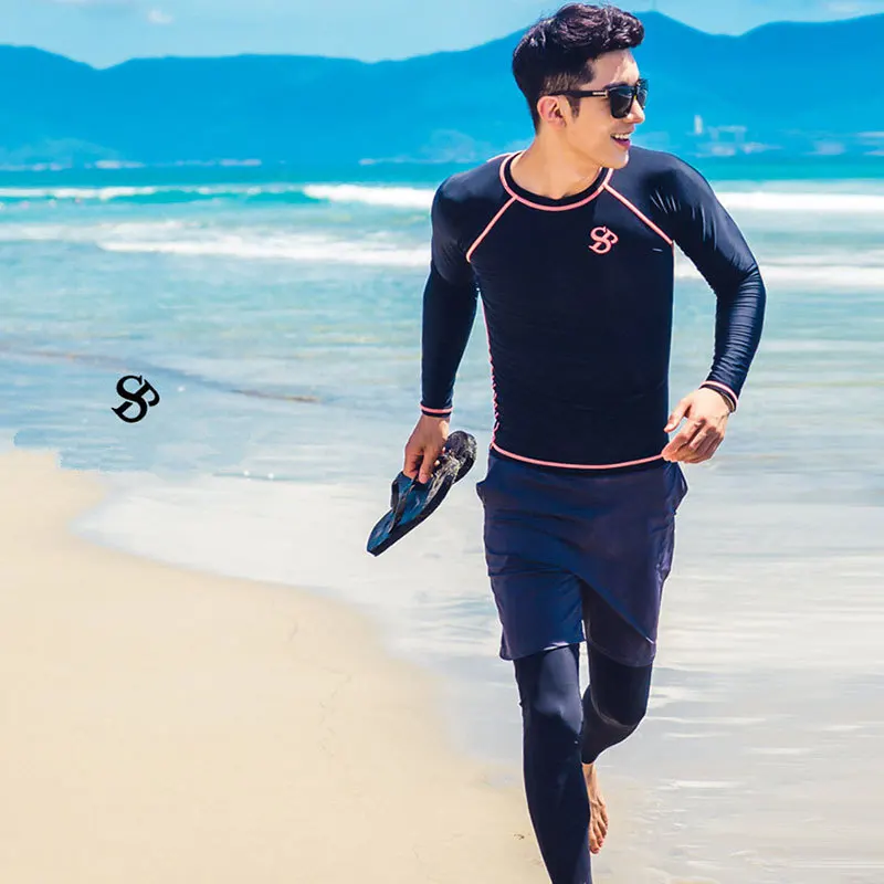 

Diving Suit Women's Jellyfish Clothing Sun-resistant Snorkeling Long-sleeved Swimsuit Split Type Set Couples Surf Wear Men's Swi