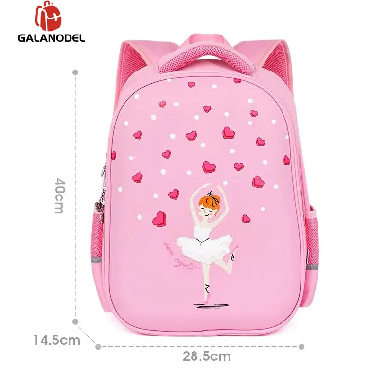 Pink Модные школьные сумки ортопедический Детский рюкзак для девочек EVA школьный рюкзак Детская школьная сумка Mochila Infantil - Цвет: Pink