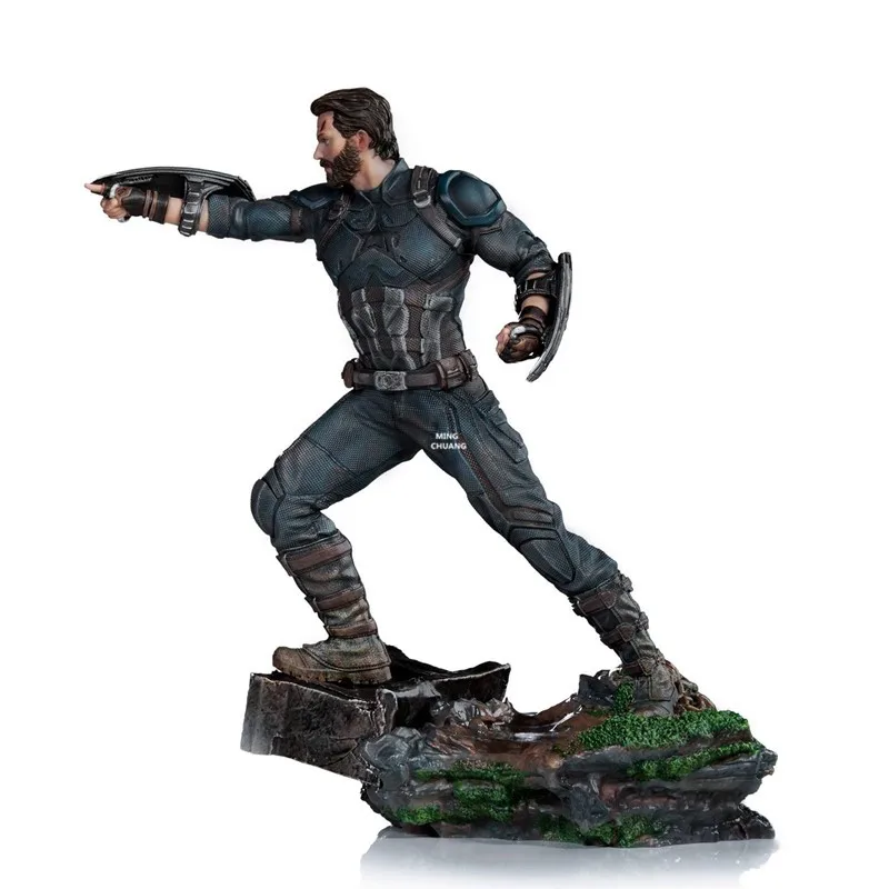 " Статуя Капитана Америки Steve Rogers бюст 1/10 полноразмерный портретный праздничный подарок GK фигурка игрушка коробка 23 см V1156