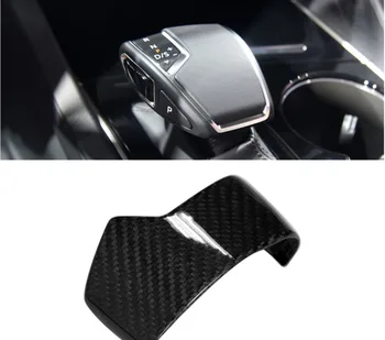 

Car Automatic Carbon Fiber LHD Speed Gear Shift Knob Head Cover Cap Sticker Trim For Volkswagen Touareg 2019 2020