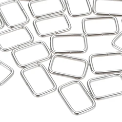 10/20pcs Rectangle D Ring Slider Belt Ribbon Buckle Luggage Sewing handmade Bag accessories purse buttons