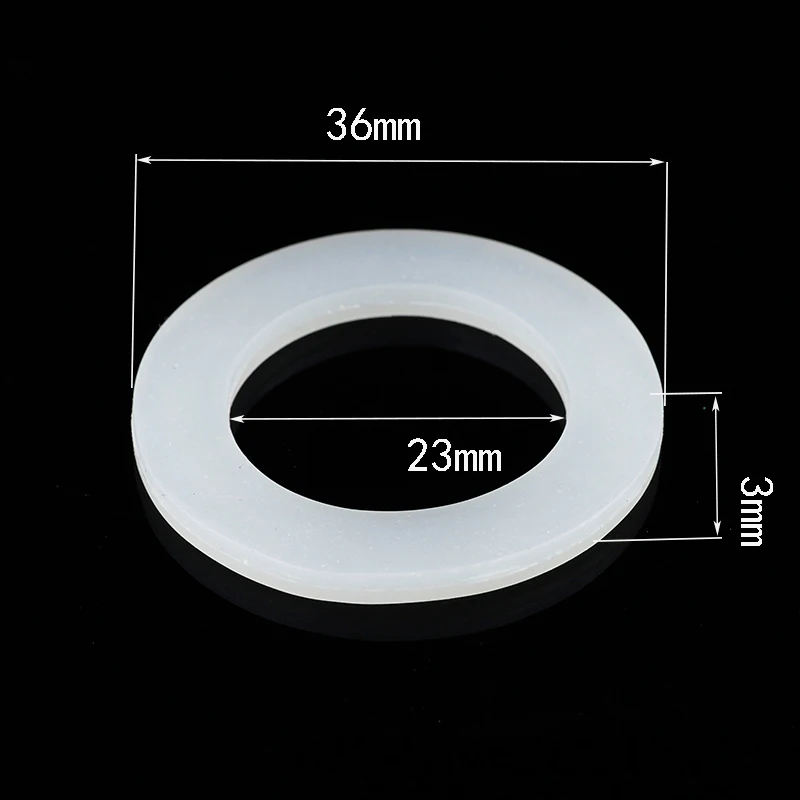 

Custom Made 5x Flat Silicone Washer Insulated Washer Gaskets Sealing Spacer OD36MM ID23MM 36mm x 23mm x 3mm