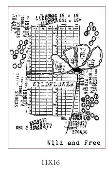 

Flower background CLEAR STAMPS DIY Scrapbook Card album paper craft silicon rubber roller transparent stamps 1010