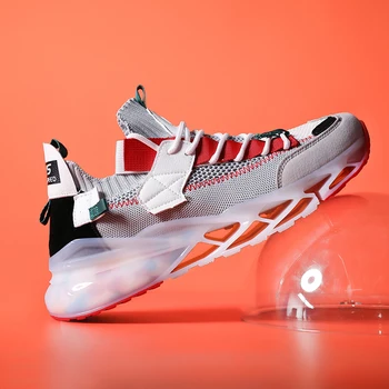 

High Quality Men Casual Shoes Comfortable Pop-Corn Bottom Shoes Men Blade Sneakers Outdoor Tenis Walking Footwear Zapatos Hombre