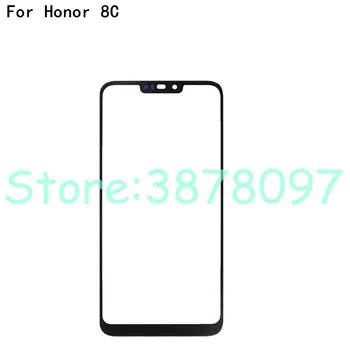 Wysokiej jakości przednie szkło dotykowe ekran do Huawei Honor 8C przedni panel dotykowy wyświetlacz LCD szklana osłona obiektywu tanie i dobre opinie HXJJW CN (pochodzenie) For Huawei Honor 8C ≥5 cali Ekran dotykowy Black White Glass Sensor touch screen+Logo A+++