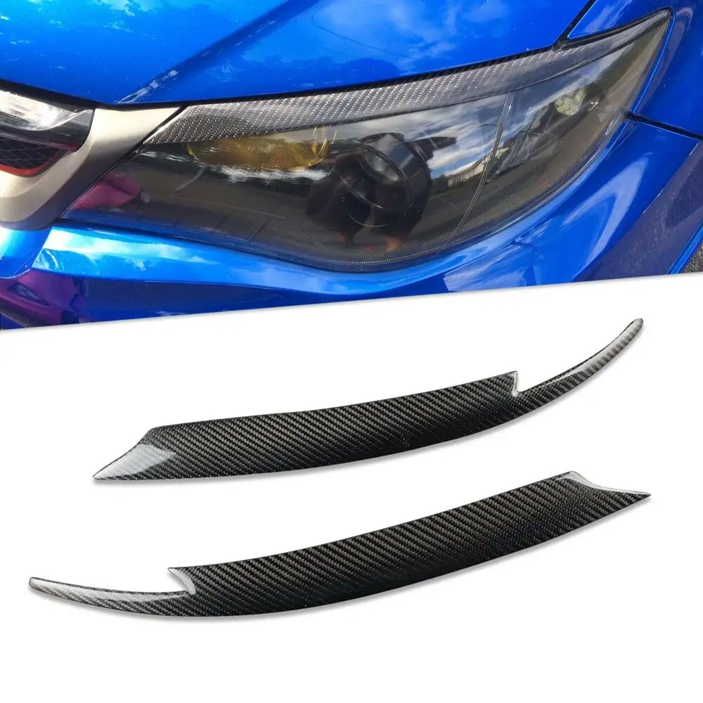 

Carbon Fiber Headlight Eyelids Eyebrows for 2008-2011 Subaru Impreza WRX STi