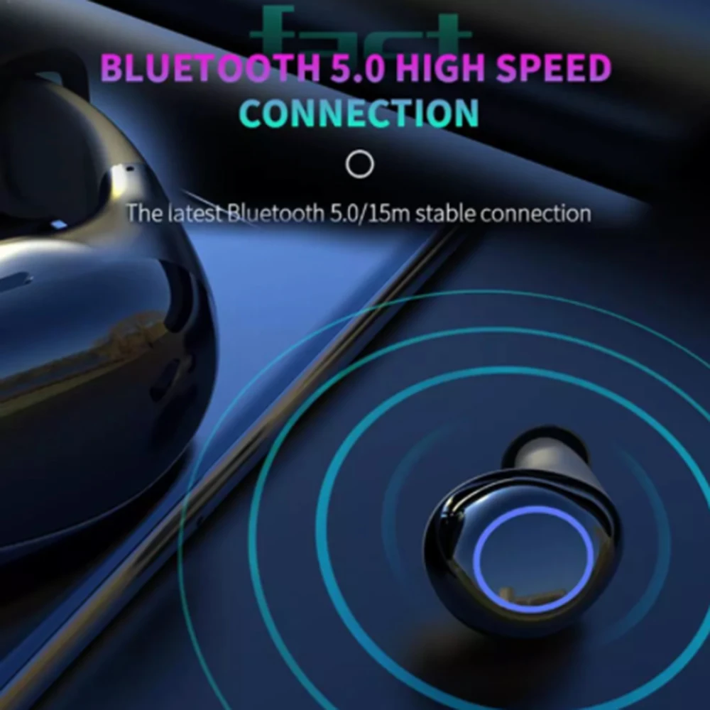 HM50 TWS Bluetooth браслет наушники сенсорные портативные гарнитуры спортивный Браслет беспроводные наушники активное шумоподавление наушники