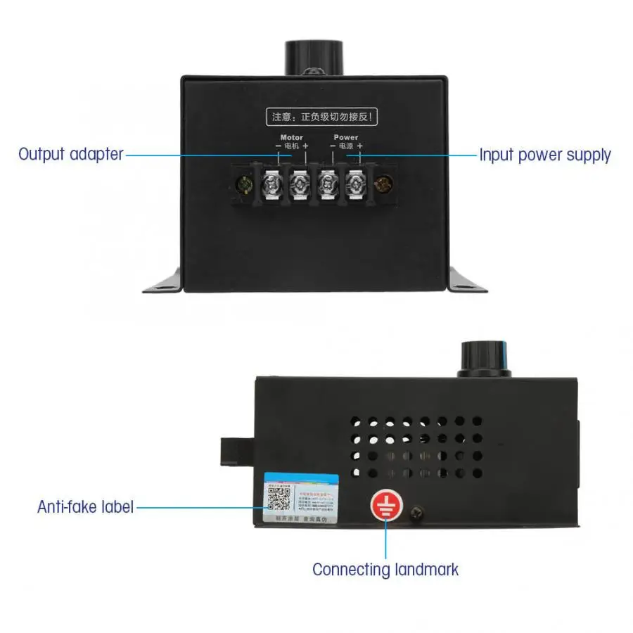 DC контроль скорости двигателя ler 6V~ 90V 15A регулятор оборотов контроль скорости Электрический контроллер контроль скорости ler мотор