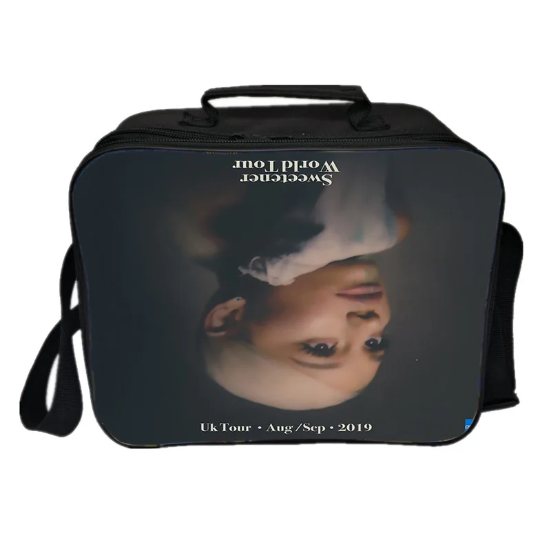 Ariana Grande сумка для обедов с принтом Термосумка для пищи пикника походная сумка через плечо свежая сумка-холодильник - Цвет: 7