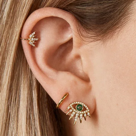 BA Модные CZ Ashara Druzy Висячие серьги для женщин массивные Кристальные геометрические висячие серьги Рождественский подарок ювелирные изделия
