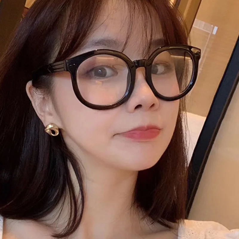 Корейский стиль оправа для очков женщин и мужчин прозрачная Радиационная