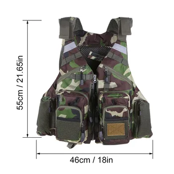 Outdoor Sport Fishing Vest Men Breathable Swimming Life Jacket Safety Waistcoat Survival Utility Hunting Vest Colete Salva-Vidas 2