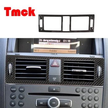 

For Mercedes Benz C Class W204 2007-2010 ABS Car Central Control Air Conditioning Air Outlet Vent Frame Trim Cover Accessories