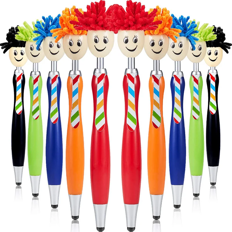 

Mop Topper Pens Screen Cleaner Stylus Pens 3-In-1 Stylus Pen Duster for Kids and Adults (20 Pieces)