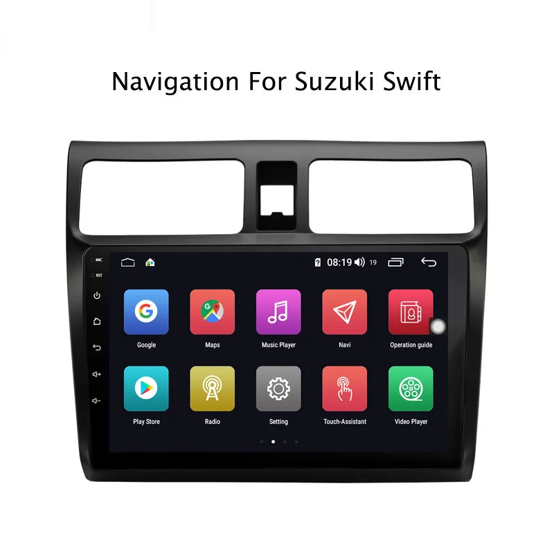 Clearance Ectwodvd 10.1inch Andriod 8.1 Car DVD GPS For Suzuki Swift 2004-2010 4G RAM 64G ROM CarPlay DSP 4G LTE with WIFI 2