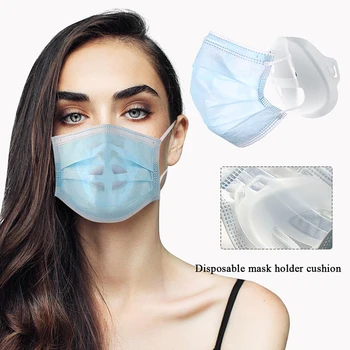 

10PC 3D Mouth Support Breathing Bracket Assist Help Inner Cushion Food Grade Silicone Holder Breathable Valve