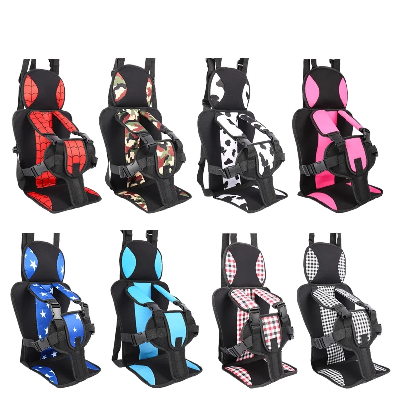 

Portable Baby Car Seat Mat Baby Travel Chair Seat Infant Adjustable Thickening Cotton Cushions Toddle Stroller Accessories 1-4Y