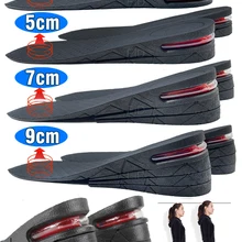 EiD – semelle intérieure pour augmenter la hauteur de 3 à 9cm, coussin de levage, coupe réglable, insertion de talon de chaussure plus grand, Support Absorbant pour les pieds