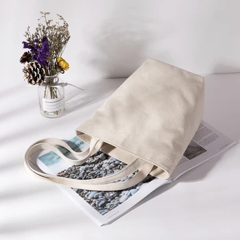 

Literary small fresh female canvas bag student tide Korean Harajuku ins one shoulder portable canvas bag