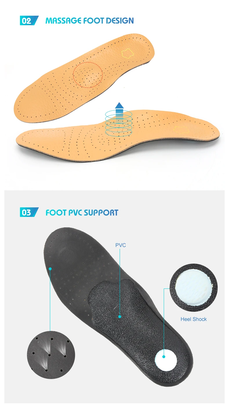 Унисекс Премиум кожа insole стелька для плоской обувь стельки высокий супинатор ортопедический коврик для коррекции здоровья ноги быка