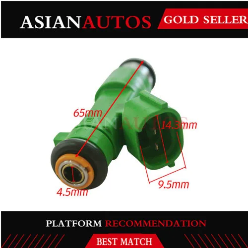 6 шт. Топливная форсунка 16600-JK20A для NISSAN URVAN 2008~ 2013 2.5L L4 350Z Murano Quest для Infiniti EX35 FX35 G35 M35h Q50