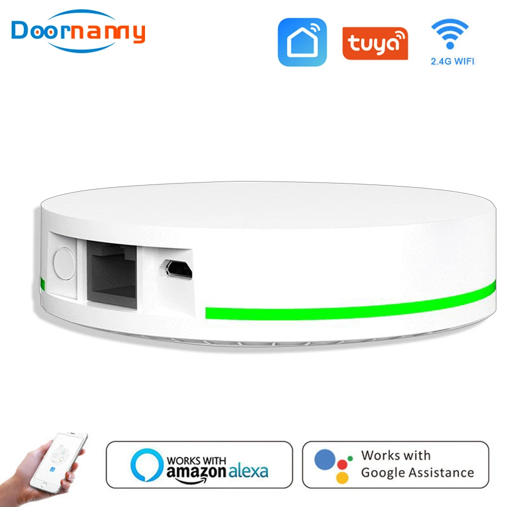 

Doornanny Tuya Google Assistant Alexa Rokid Yandex Gateway Zigbee Smart Bridge Light Control Zigbee 3.0 Remote Controller