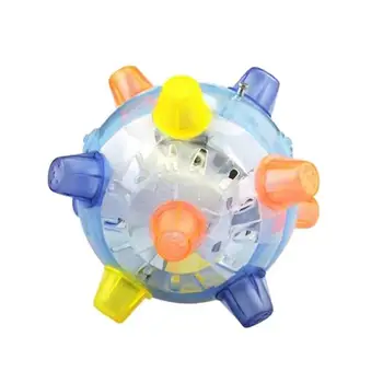 

Music Colorful Flashing Flash Electric Dancing Football Croquet Jumping Ball Multi-Angle Jumping Ball Toy