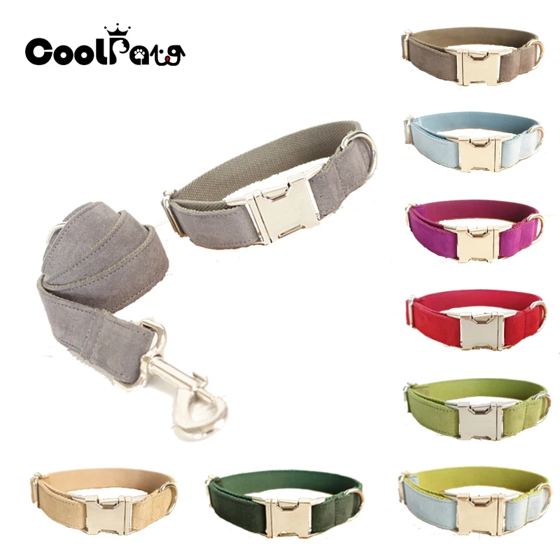 8 Colors New Fashion Pet Collar and Leash Dog Necklace Set of for Rope Nylon Sets Products | Дом и сад
