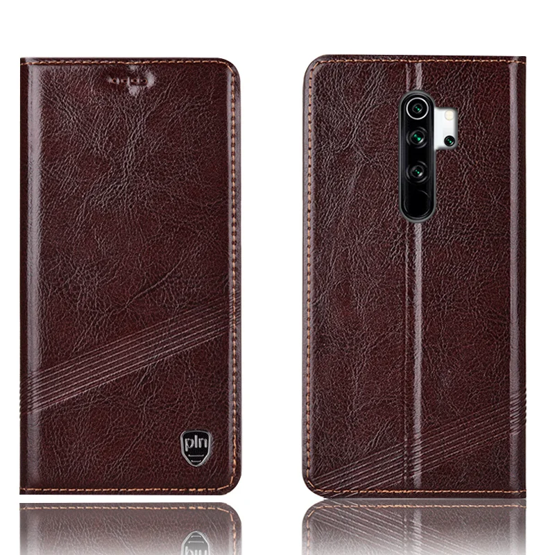 

Genuine Leather Flip Case Leather Cover Phone case For Xiaomi Redmi Note 8 Pro/Redmi Note 8 Phone Bag Case Card Slot Holder Hoes