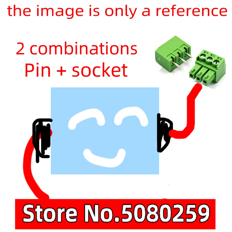 5/2/1PCS KF2EDG 3.81MM plug-in PCB terminal block. Straight pin + socket 2P 3P 4P 5P 6P 7P 8P 9P 10P 11P 12P 13P 14P 15P 16P | Электроника