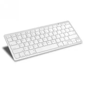 

Battery Powered Quiet Gift ABS Home Ultra Slim Office For IPad Universal 78 Keys Bluetooth Wireless Keyboard