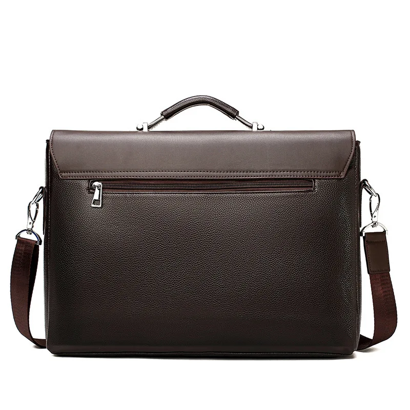 Fashion Business Men Briefcase Leather Laptop Handbag Tote Casual Man Bag For male Shoulder Bag Male Office Messenger Bags