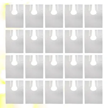 

200pcs Disposable Hairdressing Cape Practical Haircut Cape Hair Cutting Cloak Haircut Gown for Barber Shop