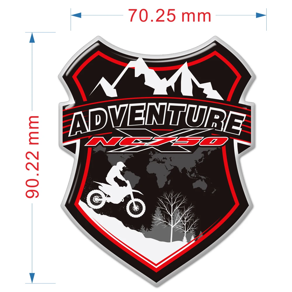 Наклейки на багажник для Honda NC750 NC750X защита боковой панели обтекатель эмблема