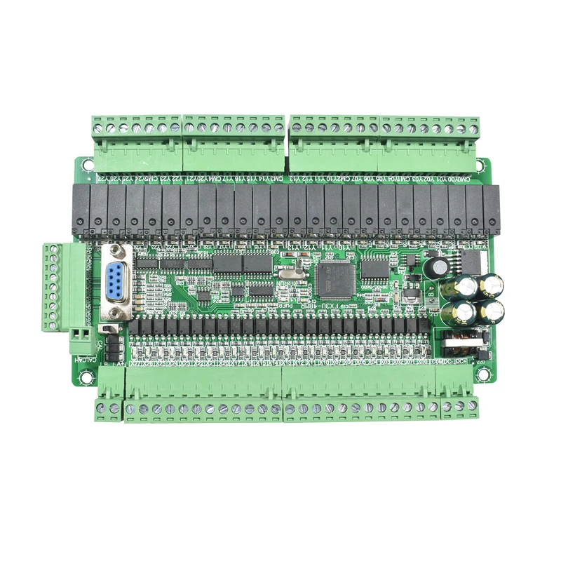 Plc промышленный контроллер платы управления, простой программируемый fx3u-48MR/48MT совместимость, аналоговый вход: AD0-AD2