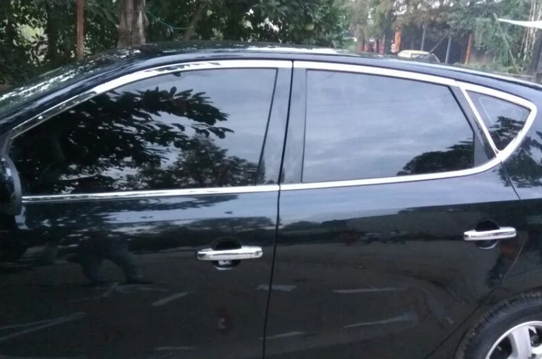 Нержавеющая сталь окна автомобиля планки для hyundai i30 2007 2008 2009 2010 2011 2012 hyundai Elantra Touring