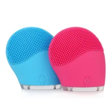 Водонепроницаемая электрическая щетка для чистки лица, звуковая вибрация, силиконовая щетка для глубокой чистки, Подтягивающая кожу, спа массаж, уход за кожей