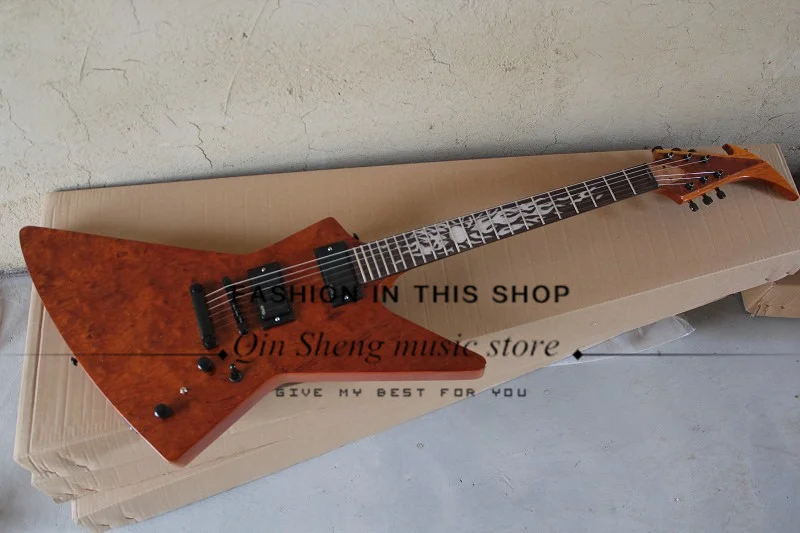 

free shipping custom irregular electric guitar with palisander body,maple neck,rosewood fretboard with Sunfire inlay