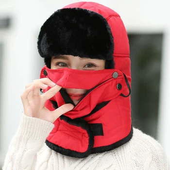 Ushanka Russische Faux Fur Cap Mannen Winter Hoeden Oorkleppen Sneeuw Bomber Hat Winddicht Voor Vrouwen Warm Troope Caps Gorro balaclava Ushanka Russische Faux Fur Cap Mannen Winter Hoeden Oorkleppen Sneeuw Bomber Hat Winddicht Voor Vrouwen Warm Troope Caps Gorro balaclava