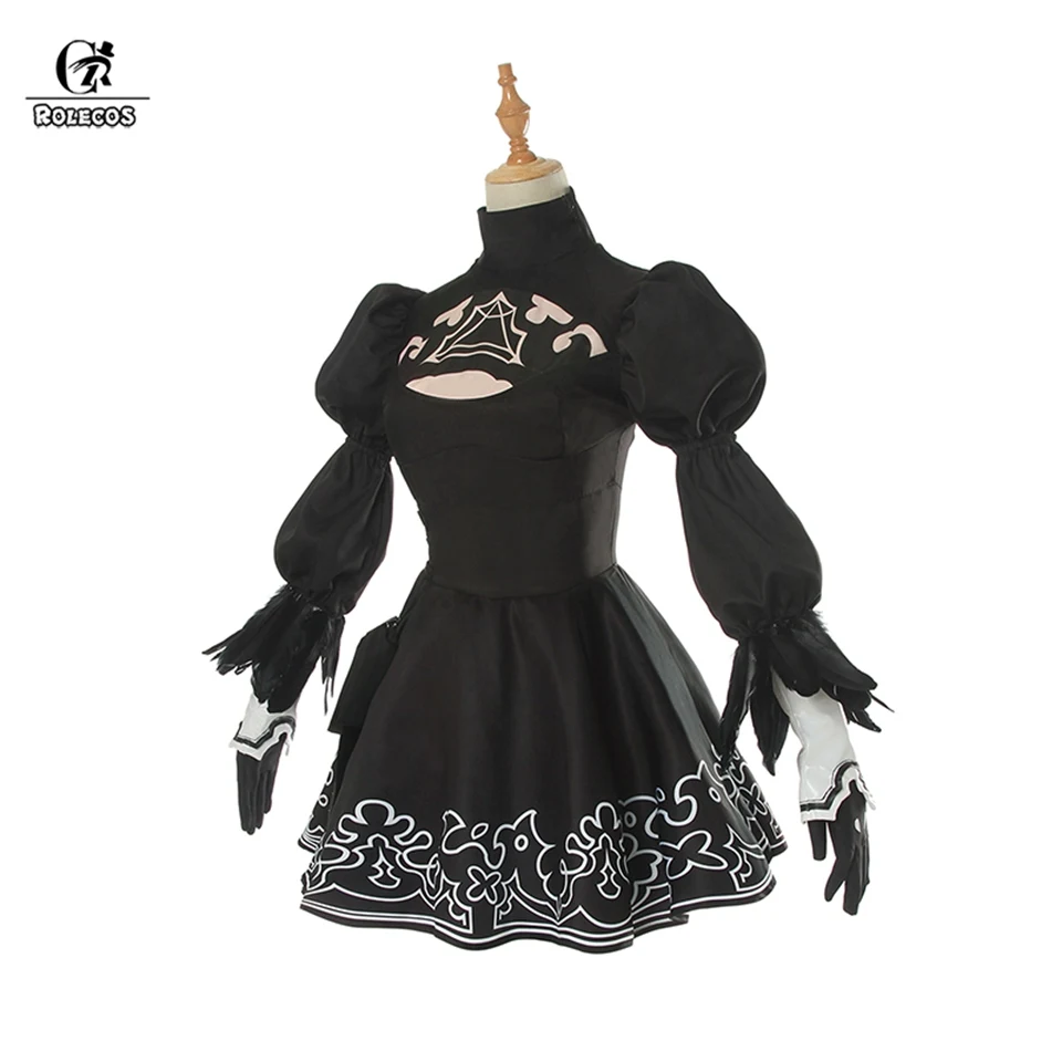 ROLECOS Nier Automata Yorha 2B костюм для косплея сексуальный женский игра No. 2 тип B косплей
