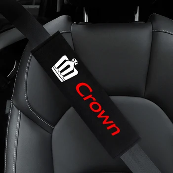 

2pcs Car Seat Belt Pads Seat Shoulder Strap Pad Cushion Cover for Toyota CROWN Accessories