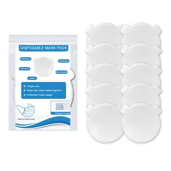 

Mask Gasket Non-woven Fabric Three-layer Protective Breathable Filter One-time Replacement Sheet Disposable Gasket 10pcs
