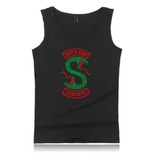 Мужской жилет, большой размер, американский сериал, ривердейл, европейский и американский стиль, повседневный летний жилет